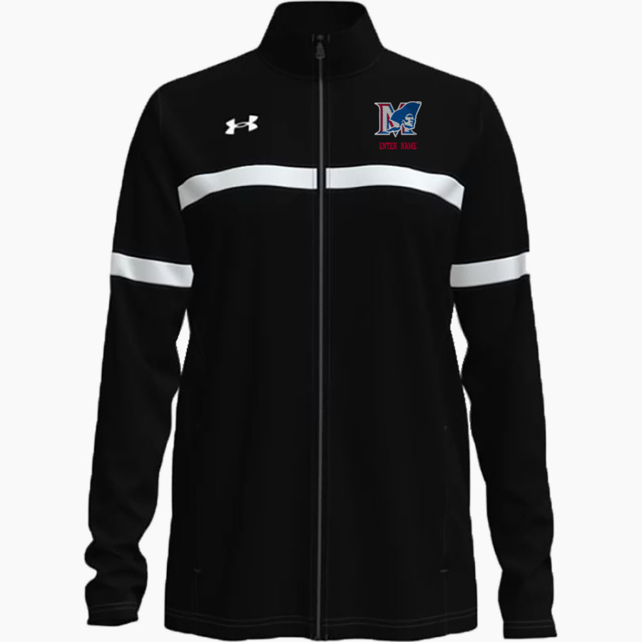 MILL RIVER UNION HIGH SCHOOL MINUTEMEN UA Women's Team Knit Warm-Up Full-Zip Jacket