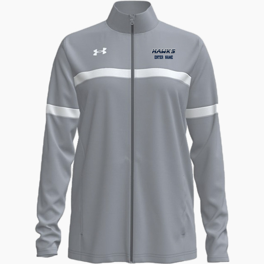 Headwaters Hawks <span class="pdp-name-mascot">Headwaters School Hawks</span> UA Women's Team Knit Warm-Up Full-Zip Jacket