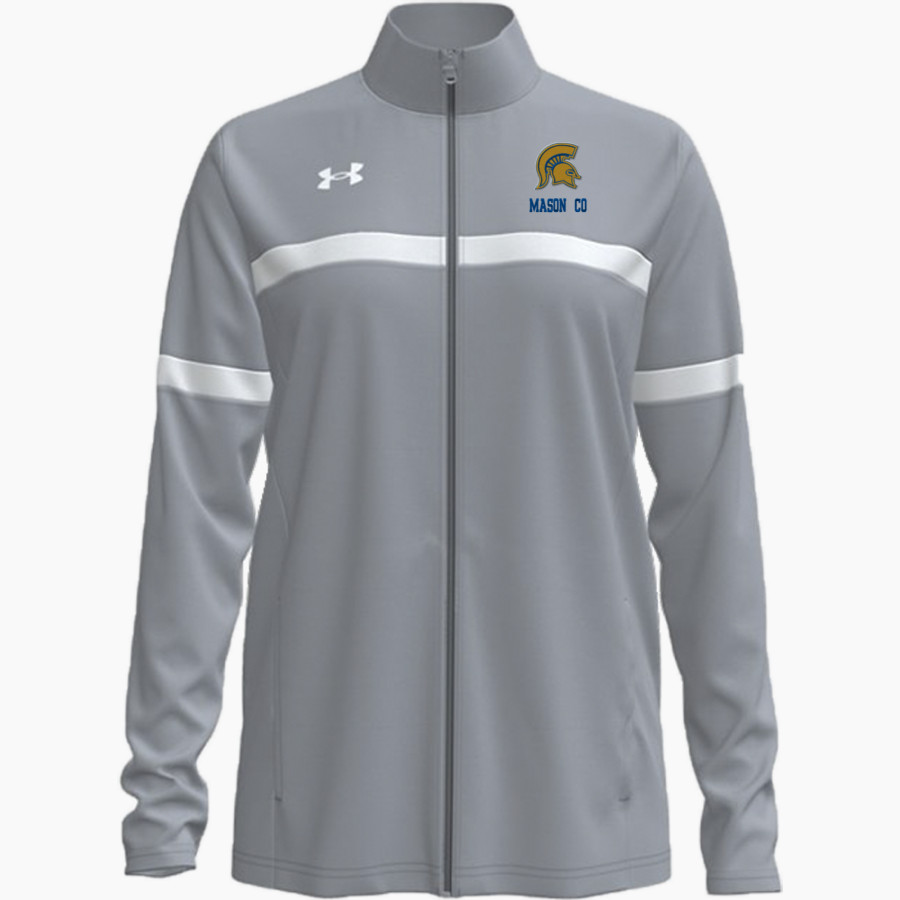 MASON CO CENTRAL HIGH SCHOOL SPARTANS UA Women's Team Knit Warm-Up Full-Zip Jacket