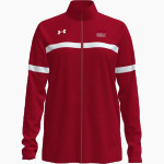 Carroll Rebels UA Women's Team Knit Warm-Up Full-Zip Jacket Front Thumbnail