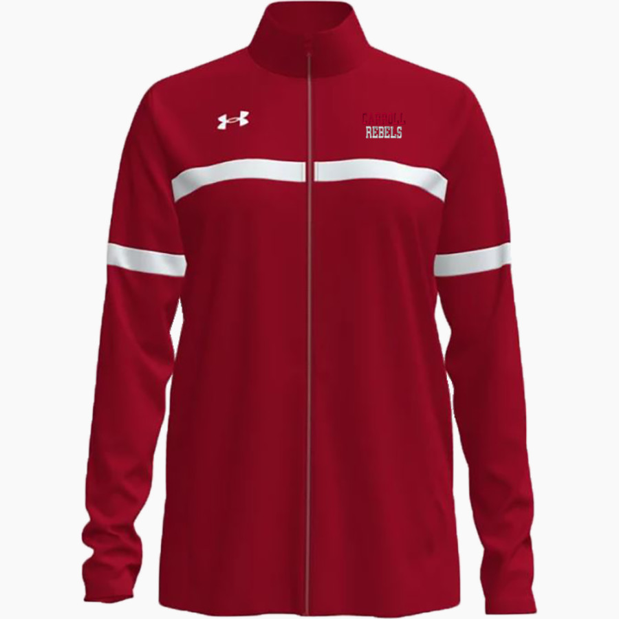 Carroll Rebels UA Women's Team Knit Warm-Up Full-Zip Jacket