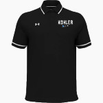Kohler Bombers <span class="pdp-name-mascot">Kohler Bombers</span> UA Men's Team Tipped Polo Front Thumbnail