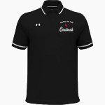 Central Decatur Cardinals UA Men's Team Tipped Polo Front Thumbnail