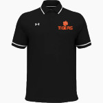 KENDRICK SENIOR HIGH SCHOOL TIGERS UA Men's Team Tipped Polo Front Thumbnail