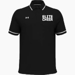 Elite Cheer Online Store <span class="pdp-name-mascot">Elite Cheer</span> UA Men's Team Tipped Polo Front Thumbnail