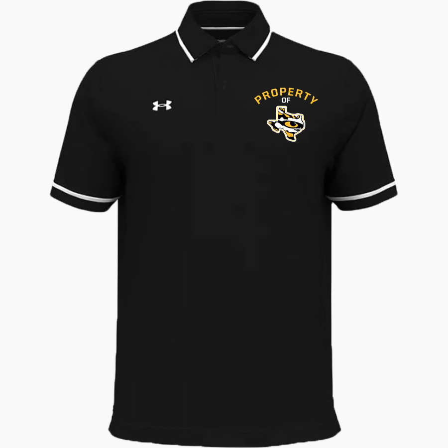 SEALY HIGH SCHOOL TIGERS <span class="pdp-name-mascot">SEALY TIGERS</span> UA Men's Team Tipped Polo