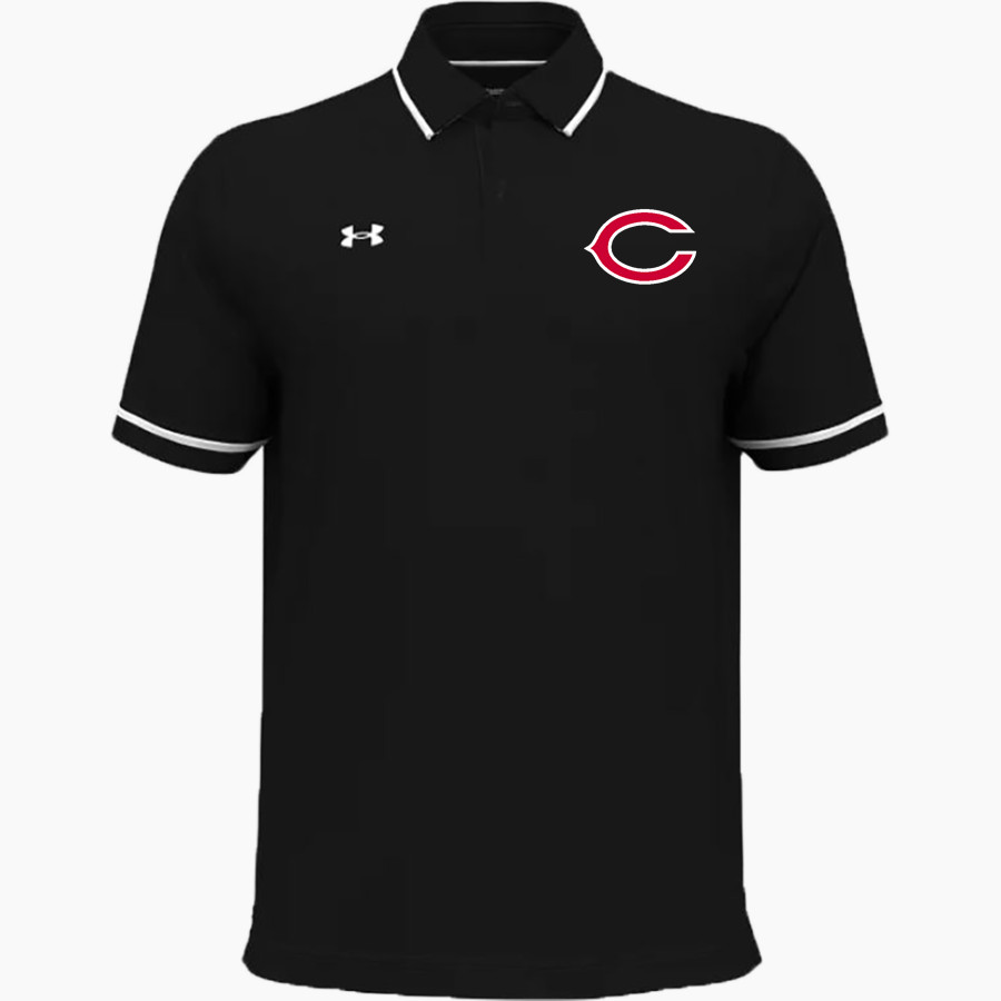 CARROLLTON HIGH SCHOOL TROJANS <span class="pdp-name-mascot">CARROLLTON TROJANS</span> UA Men's Team Tipped Polo