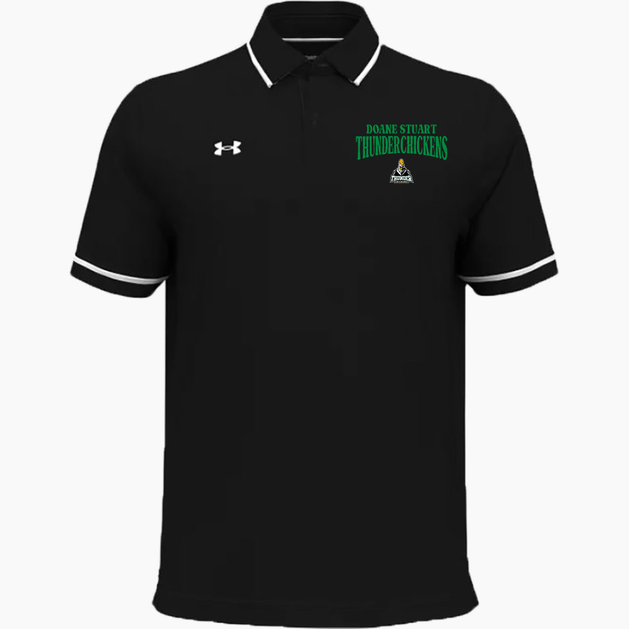 Doane Stuart Thunderchickens Thunderchickens <span class="pdp-name-mascot">Doane Stuart Thunderchickens</span> UA Men's Team Tipped Polo