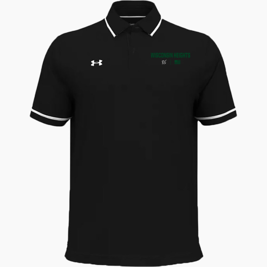 Wisconsin Heights High School Vanguards UA Men's Team Tipped Polo