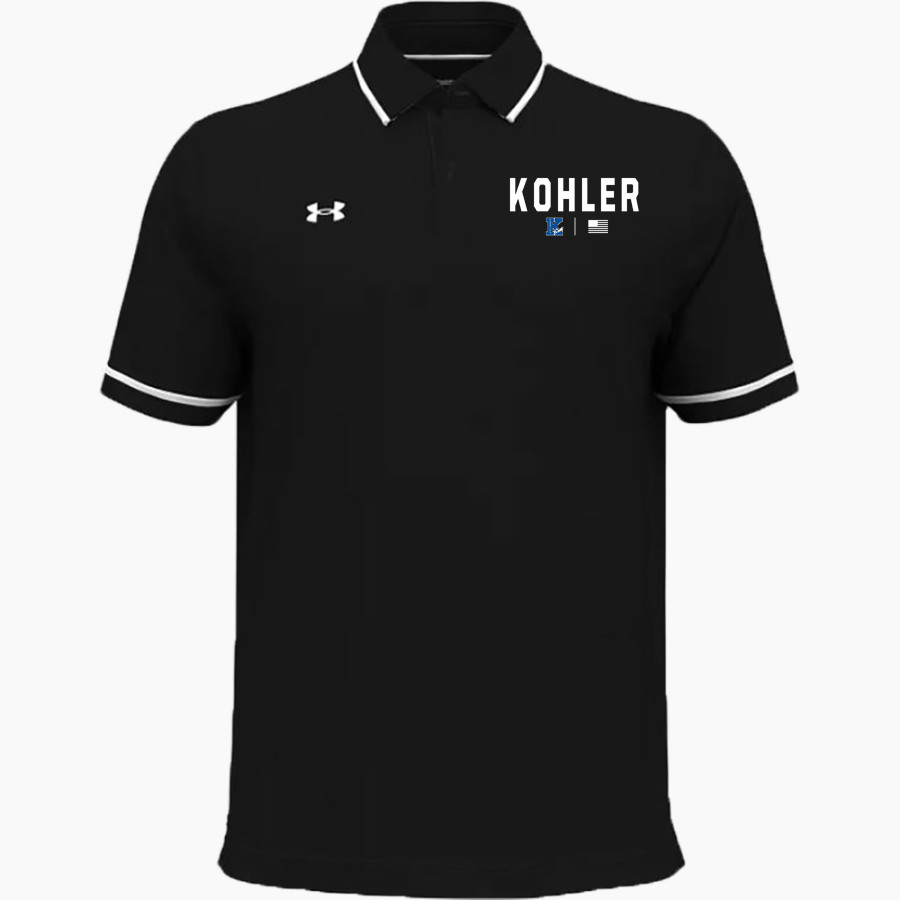 Kohler Bombers <span class="pdp-name-mascot">Kohler Bombers</span> UA Men's Team Tipped Polo