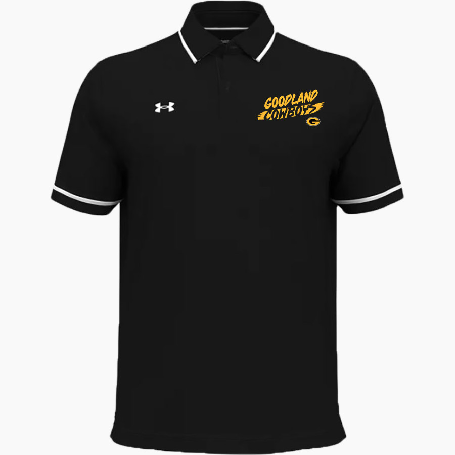 GOODLAND HIGH SCHOOL COWBOYS UA Men's Team Tipped Polo