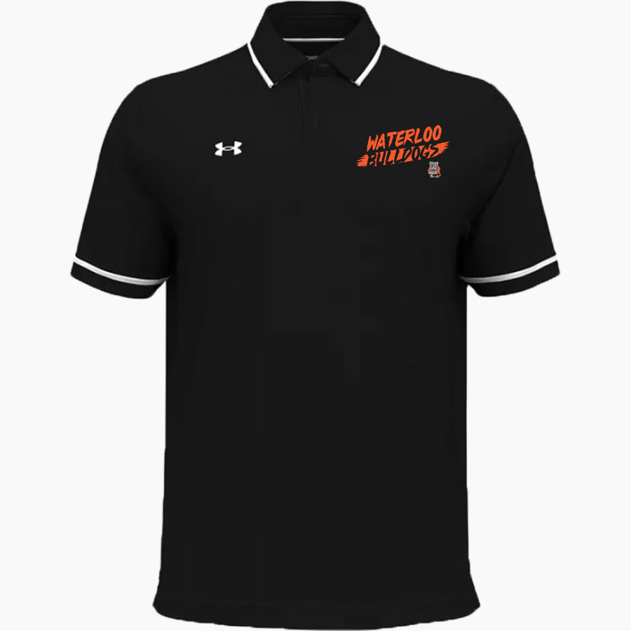 WATERLOO HIGH SCHOOL BULLDOGS <span class="pdp-name-mascot">WATERLOO BULLDOGS</span> UA Men's Team Tipped Polo
