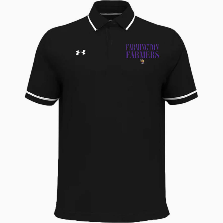 FARMINGTON HIGH SCHOOL FARMERS <span class="pdp-name-mascot">FARMINGTON FARMERS</span> UA Men's Team Tipped Polo