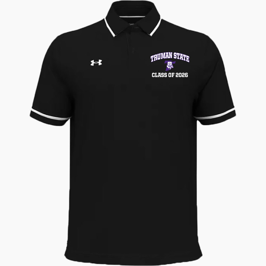 Truman State University Official Store of the Bulldogs <span class="pdp-name-mascot">Truman Bulldogs</span> UA Men's Team Tipped Polo