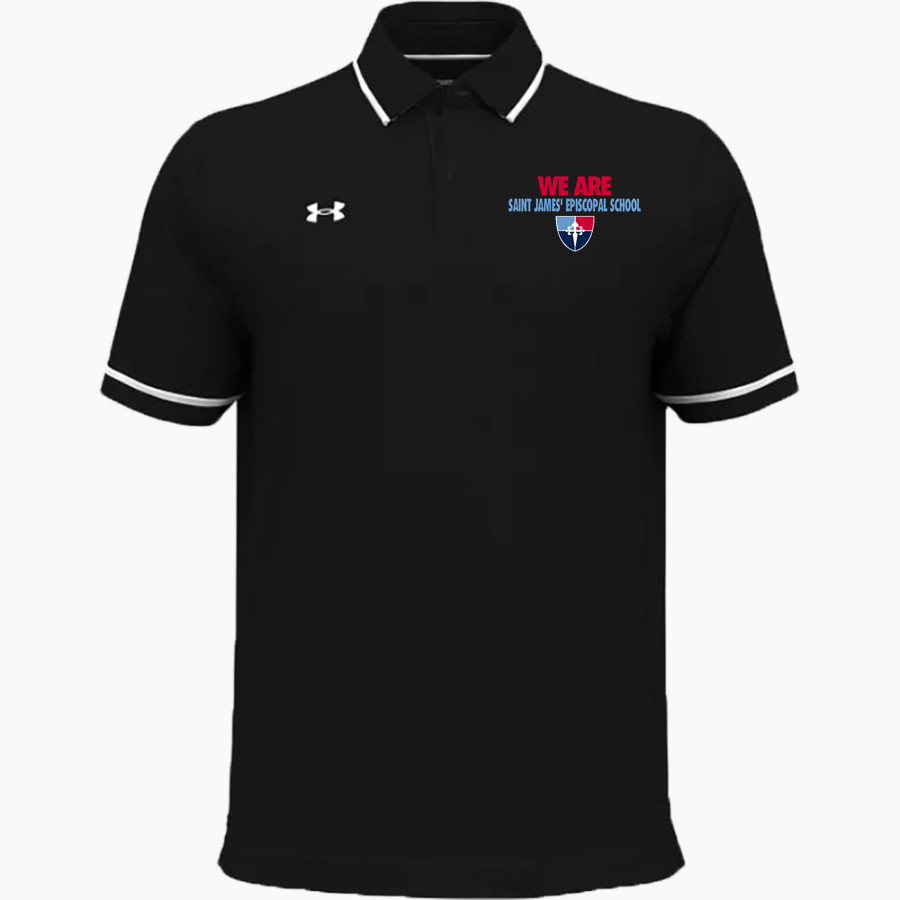 Saint James' Saint James' UA Men's Team Tipped Polo
