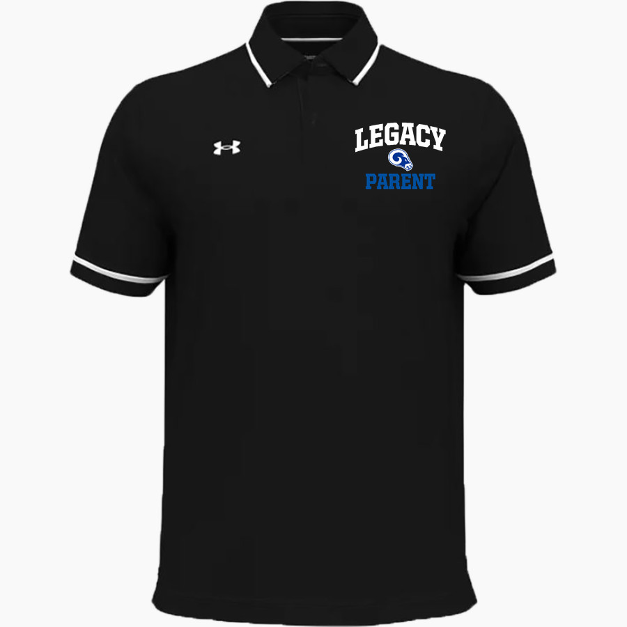 Legacy Rams UA Men's Team Tipped Polo