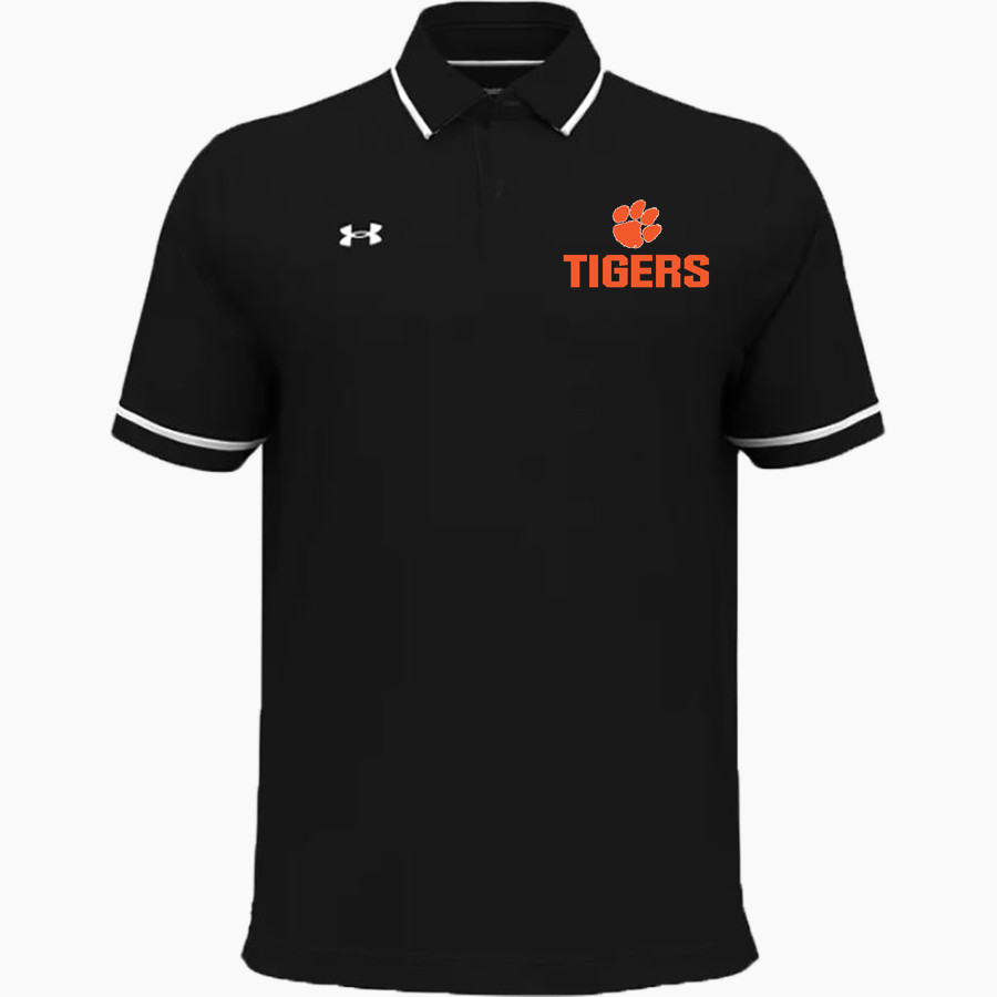 KENDRICK SENIOR HIGH SCHOOL TIGERS UA Men's Team Tipped Polo