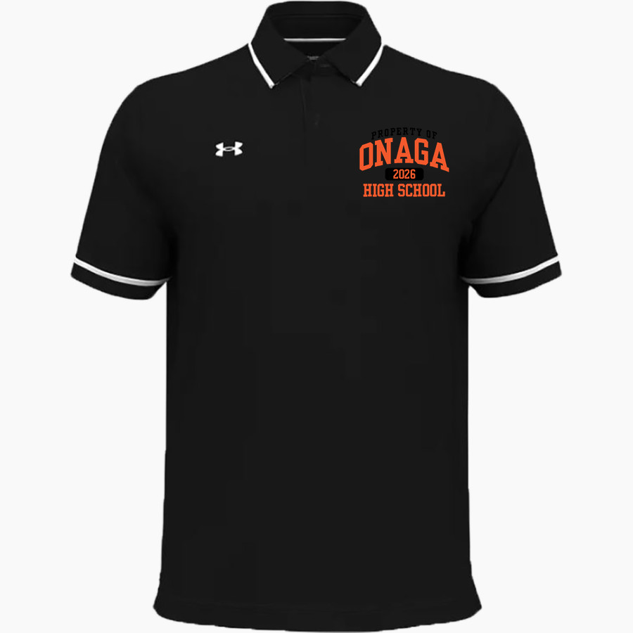 ONAGA HIGH SCHOOL BUFFALOES <span class="pdp-name-mascot">ONAGA BUFFALOES</span> UA Men's Team Tipped Polo