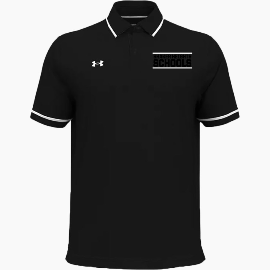 Shaker Heights Schools <span class="pdp-name-mascot">Shaker Heights</span> UA Men's Team Tipped Polo