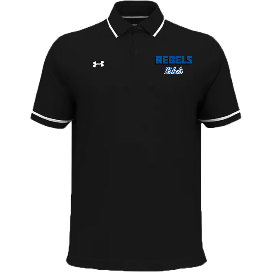 REHOBETH HIGH SCHOOL REBELS <span class="pdp-name-mascot">REHOBETH REBELS</span> UA Men's Team Tipped Polo
