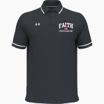 FAITH CHRISTIAN ACADEMY LIONS UA Men's Team Tipped Polo Front Thumbnail