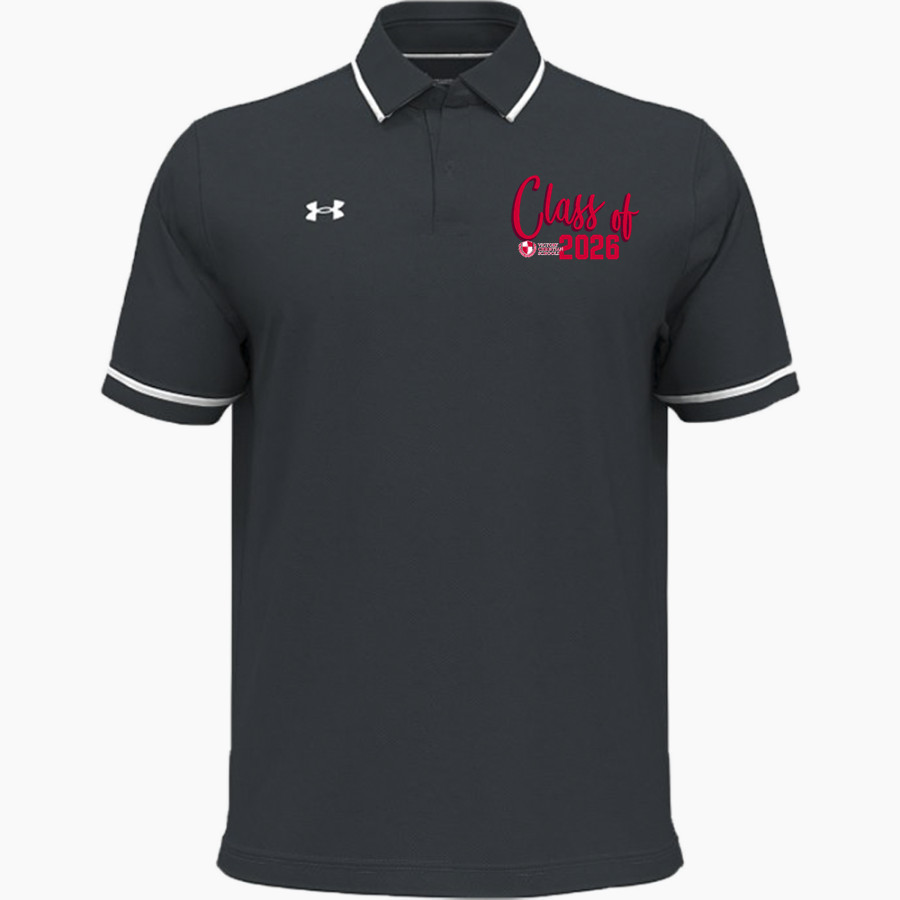Victory Christian Vikings UA Men's Team Tipped Polo