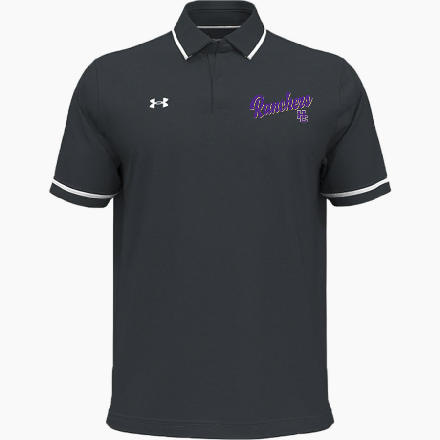 HARDING COUNTY HIGH SCHOOL RANCHERS UA Men's Team Tipped Polo