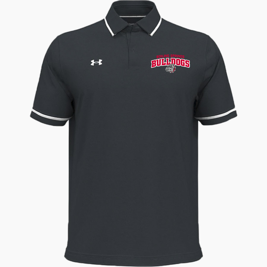 Boiling Springs Middle School bulldogs offical sideline store UA Men's Team Tipped Polo
