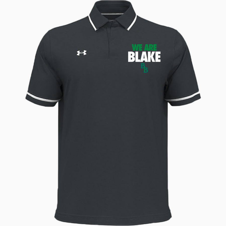 The Blake School BEARS ONLINE STORE <span class="pdp-name-mascot">Blake Bears</span> UA Men's Team Tipped Polo