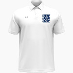 Sun Prairie West Wolves <span class="pdp-name-mascot">Sun Prairie West High School Wolves</span> UA Men's Team Tipped Polo Front Thumbnail