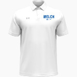 WELCH HIGH SCHOOL WILDCATS UA Men's Team Tipped Polo Front Thumbnail