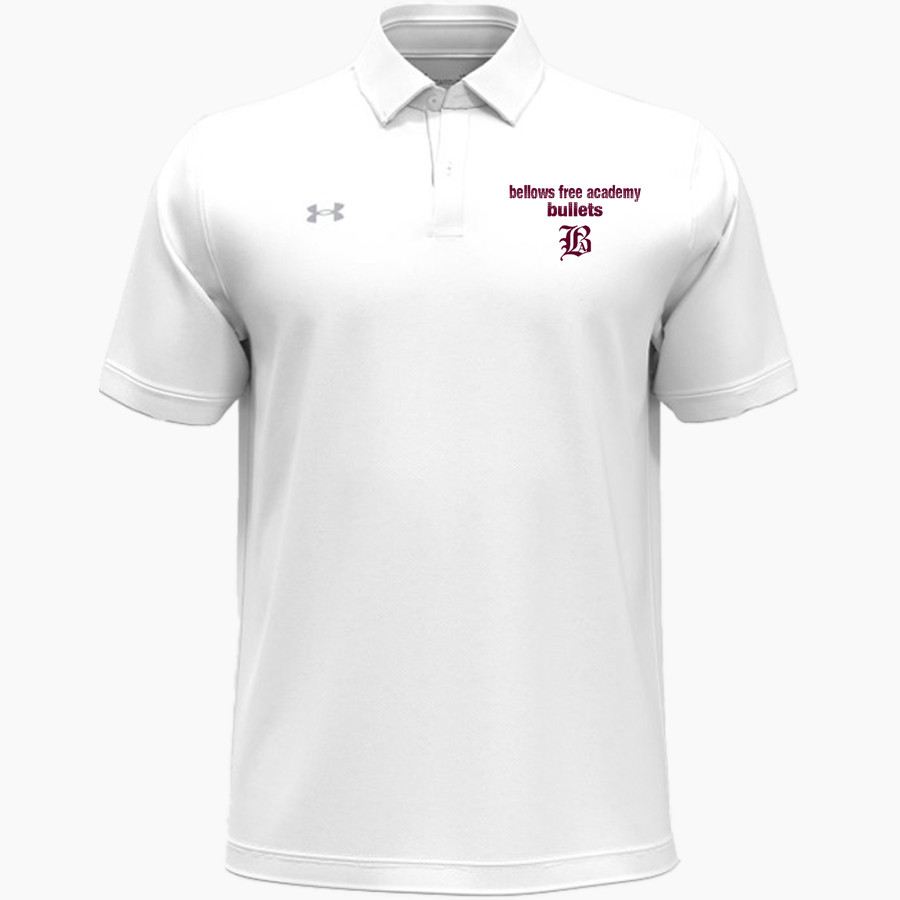 BELLOWS FREE ACADEMY BULLETS <span class="pdp-name-mascot">BELLOWS FREE ACADEMY BULLETS</span> UA Men's Team Tipped Polo