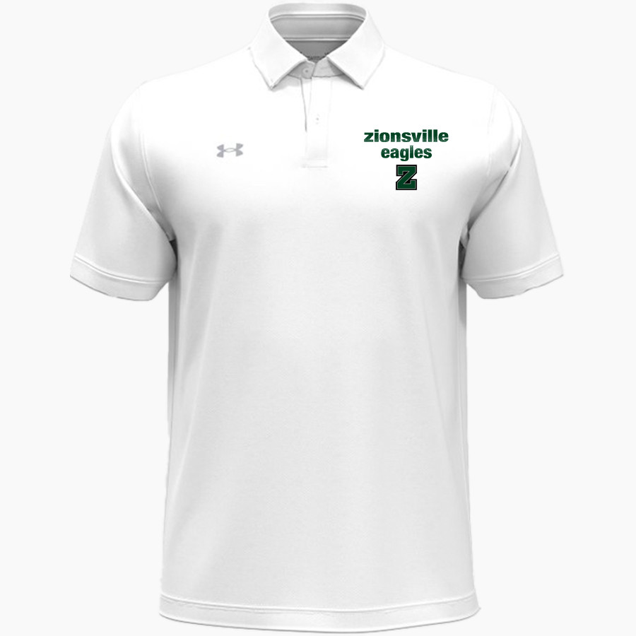 Zionsville Eagles <span class="pdp-name-mascot">Zionsville Eagles</span> UA Men's Team Tipped Polo