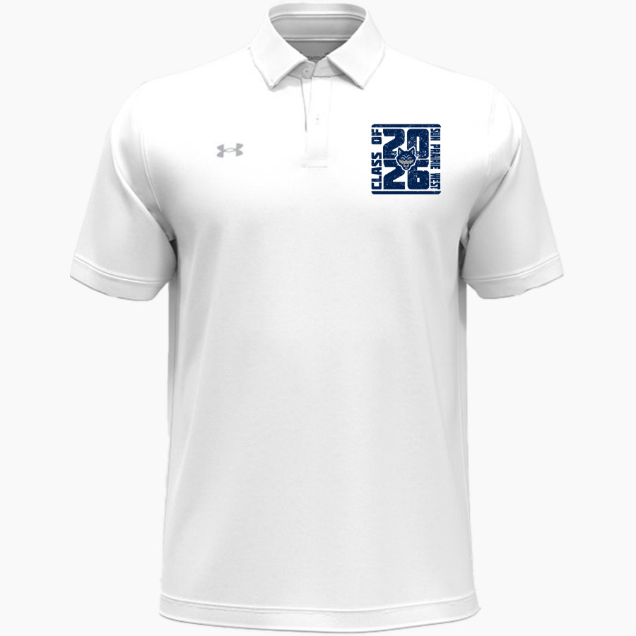 Sun Prairie West Wolves <span class="pdp-name-mascot">Sun Prairie West High School Wolves</span> UA Men's Team Tipped Polo