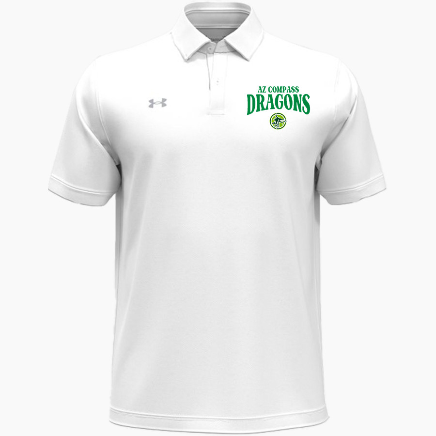 AZ Compass DRAGONS UA Men's Team Tipped Polo