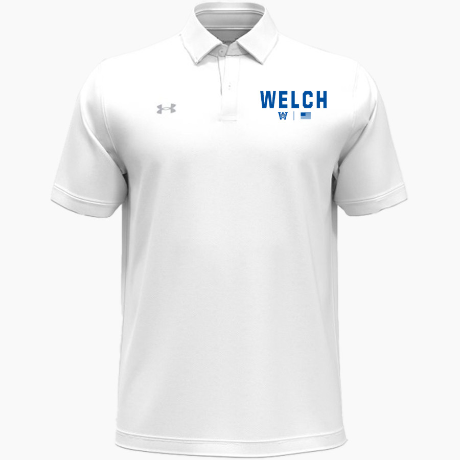 WELCH HIGH SCHOOL WILDCATS UA Men's Team Tipped Polo