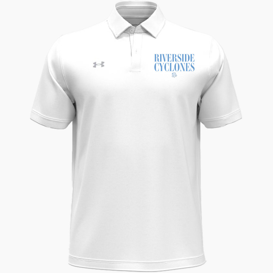 RIVERSIDE HIGH SCHOOL CYCLONES <span class="pdp-name-mascot">RIVERSIDE CYCLONES</span> UA Men's Team Tipped Polo