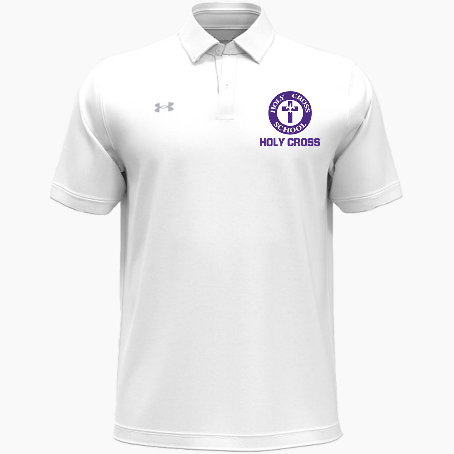 Holy Cross Crusaders <span class="pdp-name-mascot">Holy Cross School Crusaders</span> UA Men's Team Tipped Polo