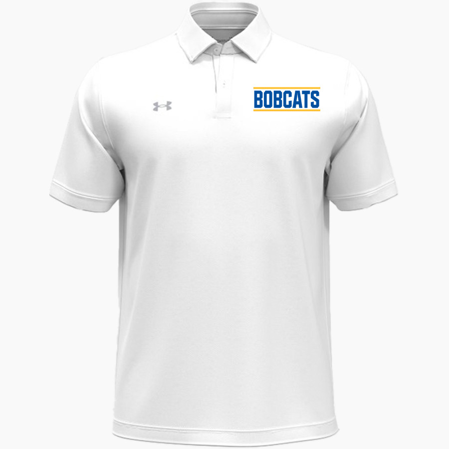 BACON ACADEMY BOBCATS <span class="pdp-name-mascot">BACON ACADEMY BOBCATS</span> UA Men's Team Tipped Polo