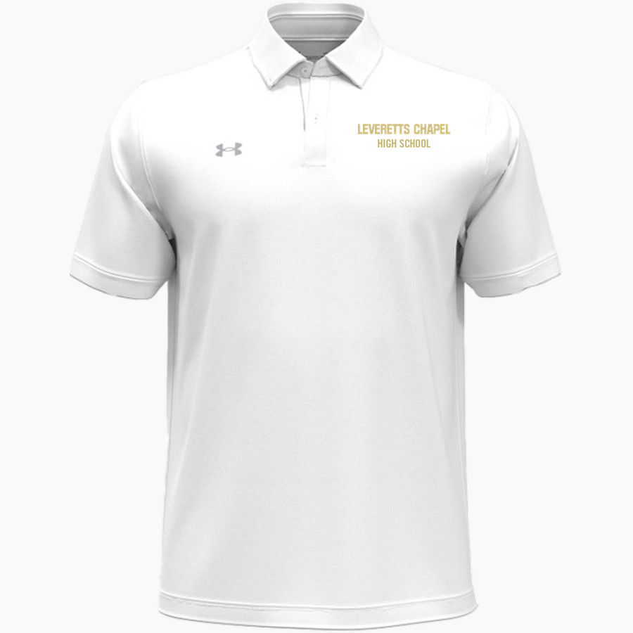 LEVERETTS CHAPEL HIGH SCHOOL LIONS <span class="pdp-name-mascot">LEVERETTS CHAPEL LIONS</span> UA Men's Team Tipped Polo