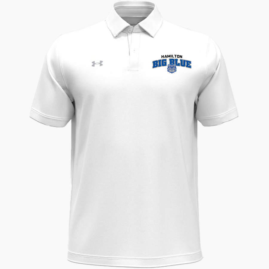Hamilton Big Blue <span class="pdp-name-mascot">Hamilton Bull Dogs</span> UA Men's Team Tipped Polo