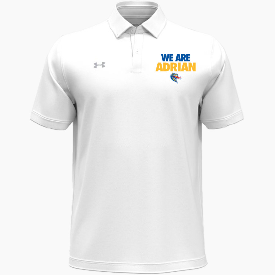 ADRIAN HIGH SCHOOL DRAGONS UA Men's Team Tipped Polo