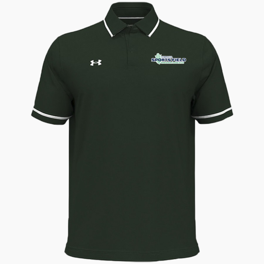 Nebraska Turfgrass Association Association <span class="pdp-name-mascot">Nebraska Turfgrass</span> UA Men's Team Tipped Polo