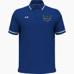 Irvington Community Schools Online Store <span class="pdp-name-mascot">Irvington Community Schools Ravens</span> UA Men's Team Tipped Polo Front Thumbnail