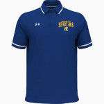 MASON CO CENTRAL HIGH SCHOOL SPARTANS UA Men's Team Tipped Polo Front Thumbnail
