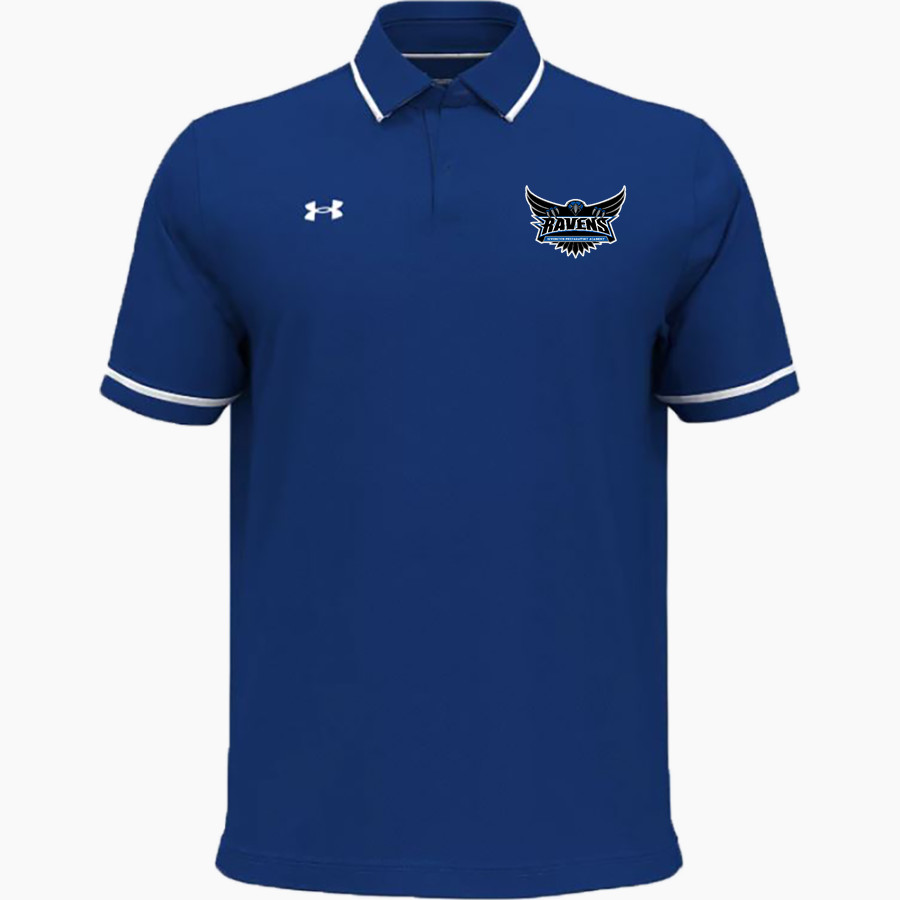 Irvington Community Schools Online Store <span class="pdp-name-mascot">Irvington Community Schools Ravens</span> UA Men's Team Tipped Polo