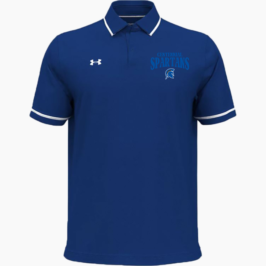 CENTENNIAL HIGH SCHOOL SPARTANS <span class="pdp-name-mascot">CENTENNIAL SPARTANS</span> UA Men's Team Tipped Polo
