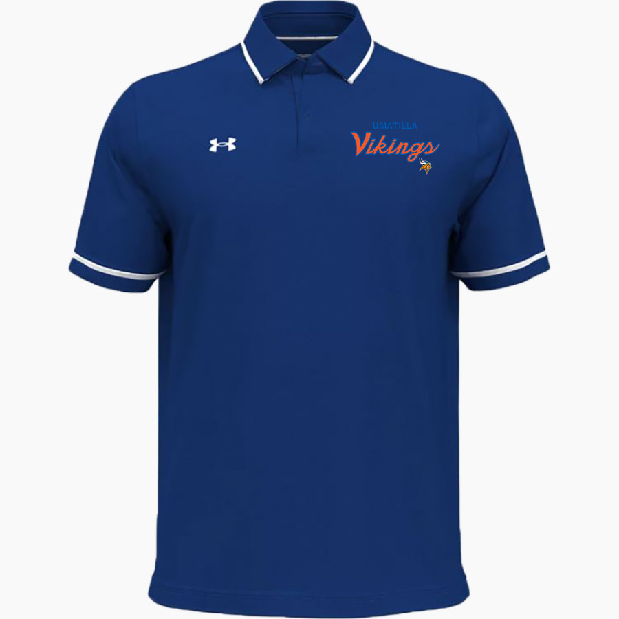 UMATILLA HIGH SCHOOL VIKINGS <span class="pdp-name-mascot">UMATILLA VIKINGS</span> UA Men's Team Tipped Polo