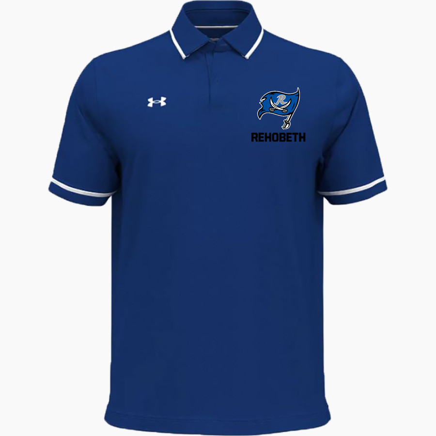REHOBETH HIGH SCHOOL REBELS UA Men's Team Tipped Polo