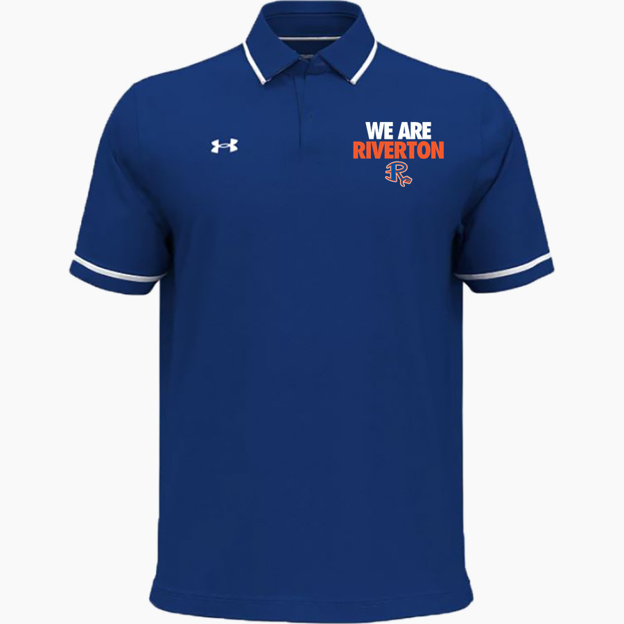 Riverton Hawks UA Men's Team Tipped Polo